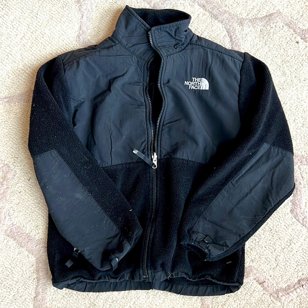 The North Face Zipper Jacket Sherpa Lined Boys Medium